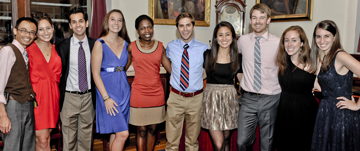 Members of the Center for Primary Care Student Leadership Committee, who are the architects of the Abundance Agents of Change challenge grants program