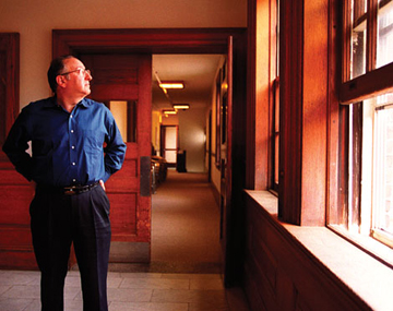 THE KIDS ARE NOT ALL RIGHT: Martin Teicher, pictured above, has documented the damage that parental verbal abuse wreaks on the brains of their children. <br/>Photo by Rose Lincoln/Harvard News Office