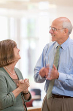 Jacqueline Olds and Richard Schwartz<br/>Photo by John Soares