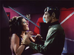 HE’S NOT DEAD, JIM: The plot of “Spock’s Brain” is simple: Kara, an alien invader, beams aboard the USS Enterprise and absconds with the Vulcan’s brain, to be used as a living computer to power her planet. Fortunately, Spock’s physiology allows him to survive his brainless state in a mechanical fugue and, with the help of Captain Kirk’s remote control, thwart his cerebral abductor’s evil intentions.<br/>Photo by Paramount Pictures/Getty Images