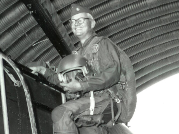 FLIGHT DOC: An interest in flying led Royce Moser to undertake the study of respiration at high altitudes and to pursue a career in aerospace medicine. </br>Photo: Courtesy of Royce Moser 