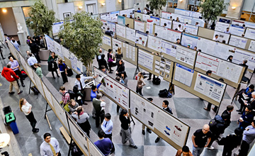 Posters filled the TMEC Atrium at the 73rd annual Soma Weiss Student Research Day on Jan. 17.