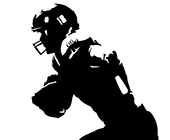 illustration of a football player