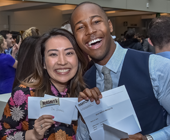 students holding match day letters