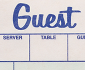 image of guest check