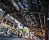 Photo of South Bronx and the underpass of an expressway