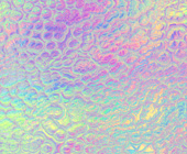 Translucent multicolored abstract bubbles