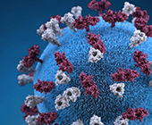 illustration of measles virus