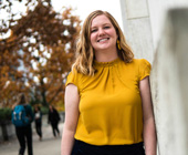 Photos of Kayla Davis on the HMS Quad