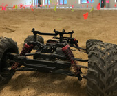 photo of rc car in sandpit