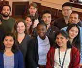 Cropped file photo of the 2019-2020 governing board of the Harvard Medical Postdoc Association