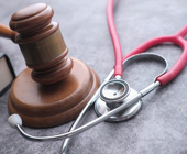 stethoscope and gavel