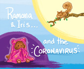 cover of book with colorful illustration of squirrel on limb and teddy bear huddling under a blanket