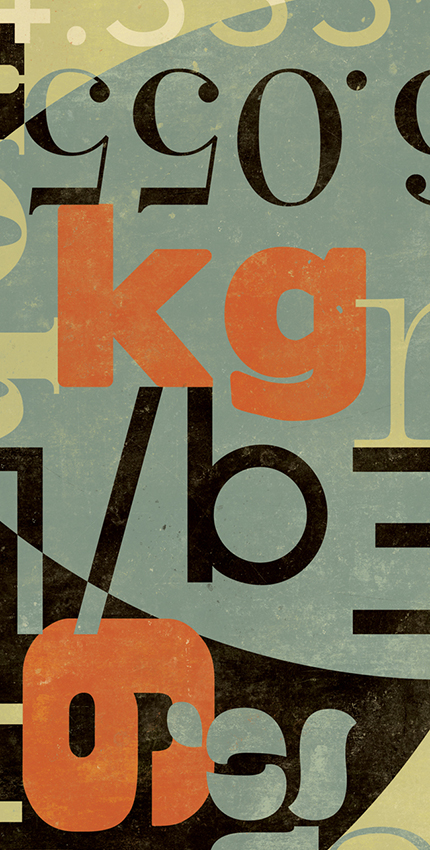 collage of numbers and letters