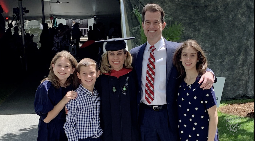 Kerri LaRovere and family.