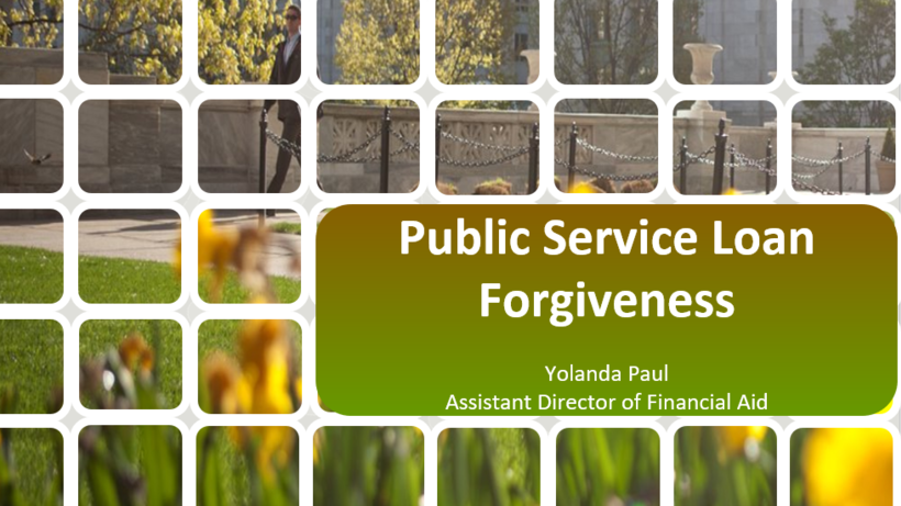 Public Service Loan Forgiveness video title card