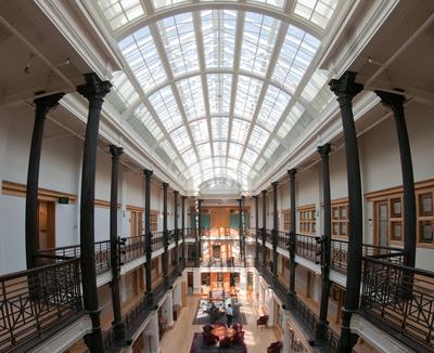 Gordon Hall Atrium.