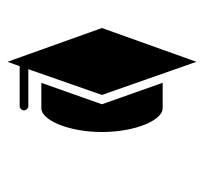 Graduation cap icon