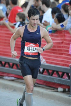 Aaron Baggish running a marathon