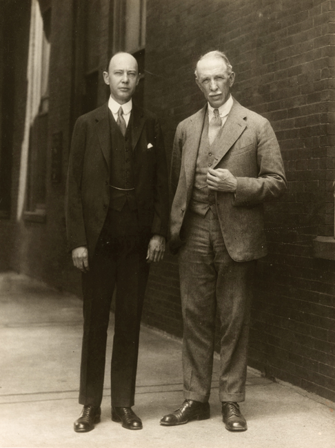 physicians George Minot and Allen Locke, 1920s