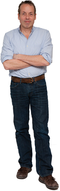full-length portrait of David Ginty, neurobiologist