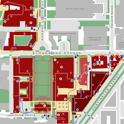 Harvard Longwood Campus Maps and Directions | Harvard Medical School