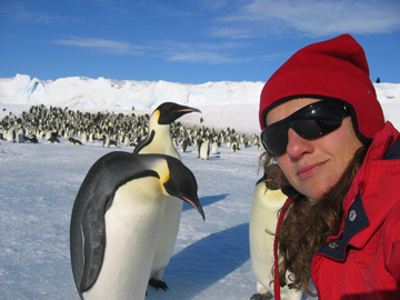Jessica Meir, who has studied emperor penguins in Antarctica, has been chosen by NASA as an astronaut candidate.