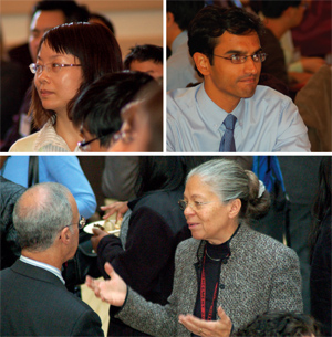The School’s first Junior Faculty Orientation program gave new instructors and assistant professors the opportunity to network, hear from veteran faculty about their experiences and meet key members of the HMS leadership team, such as Nancy Oriol, HMS dean for students (bottom). Photos by Jaime Lyons.