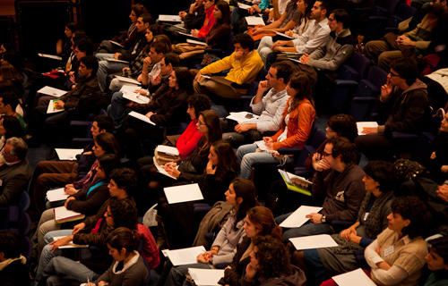 The program drew officials, doctors, researchers and dozens of students from around the country. Photo by David Clifford.