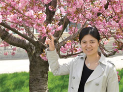 Ling Zhang was a co-first author on a study uncovering the pain-killing effect of resolvins. Photo courtesy of Ling Zhang.