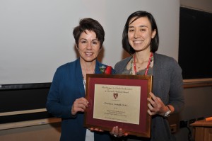Barbara Cockrill with mentored student Sophia McKinley.