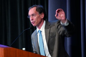 Robert Langer at the 2011 Warren Alpert Foundation Prize Symposium. Credit: Suzanne Camarata