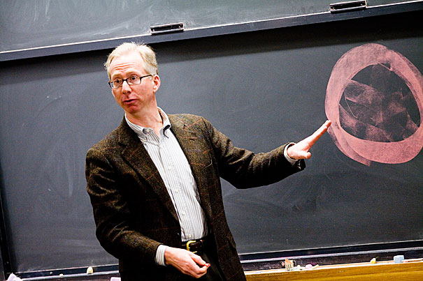 “The next step for us is to ask parallel questions of other parts of the brain and spinal cord, those involved in ALS and with spinal cord injuries. In these cases, can we rebuild circuitry in the mammalian brain? I suspect that we can,” said Jeffrey Macklis. Photo by Matt Craig, Harvard Staff Photographer