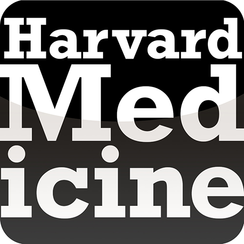 harvard medical school logo black and white