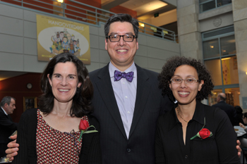 From left: Emma Eggleston, Fidencio Saldana, Nora Osman. Photo by Steve Gilbert.