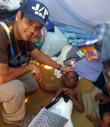 Raul Ruiz volunteered in Haiti after the 2010 earthquake.