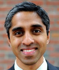 Dr. Vivek Murthy. Image: Meredith Nierman/Courtesy Brigham and Women's Hospital