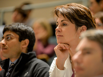 Faculty members learn about how to teach lifelong learning at Medical Education Day 2013 in anticipation of pending curriculum reform. Image: Steve Lipofsky