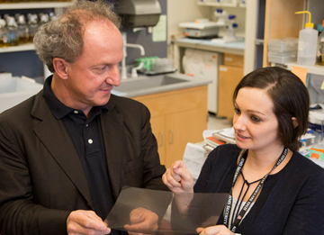 Pier Paolo Pandolfi and Antonella Papa. Image: Danielle Duffey, BIDMC Media Services