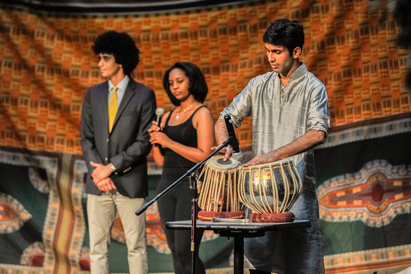 From left: Troy Ameen, Sloane Mebane and Ruchit Nagar
