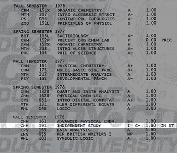 Bill Kaelin grades