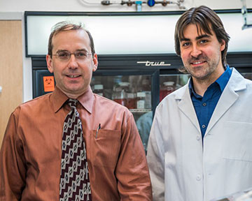 Anthony Letai and Joan Montero. Image: Sam Ogden/Dana-Farber