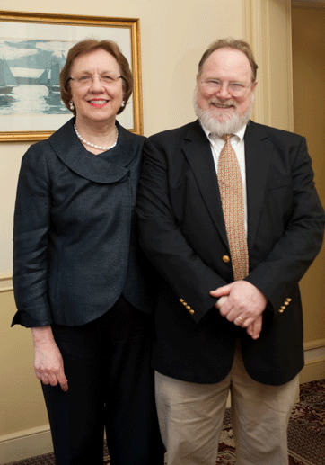 Barbara McNeil and Ronald Kessler. Photo by Suzanne Camarata.