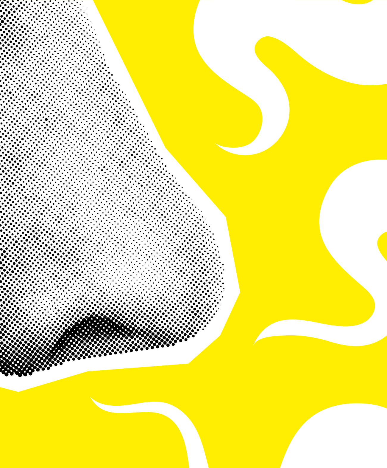 profile of a nose with illustrated "smells" wafting around it