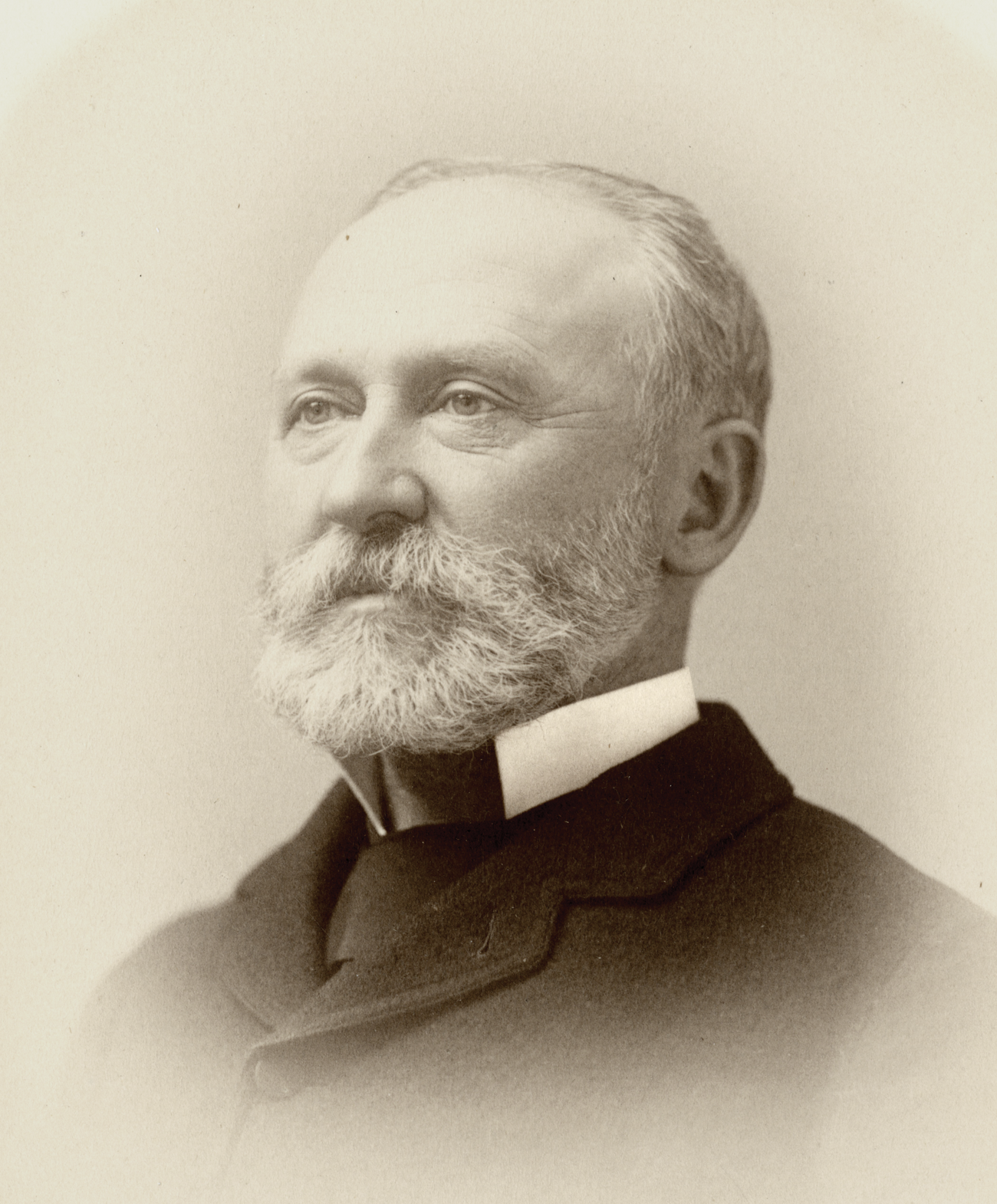 circa 1890 portrait of James Clarke White