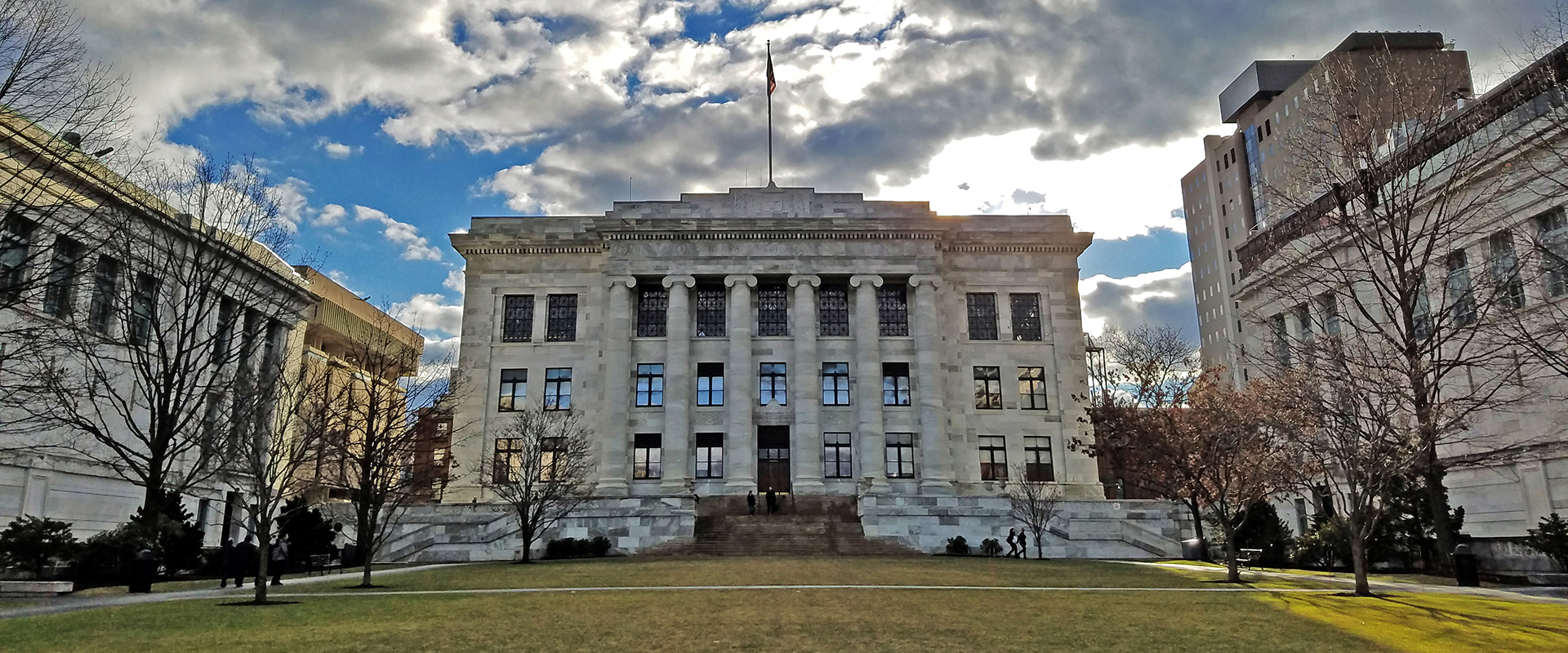 HMS Quad facing Gordon Hall