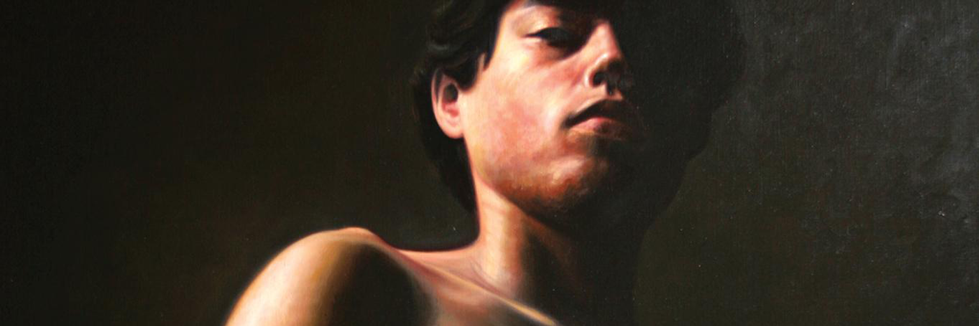Adam was 15 when this portrait was painted. Three years earlier, he had been burned during an outing with friends.