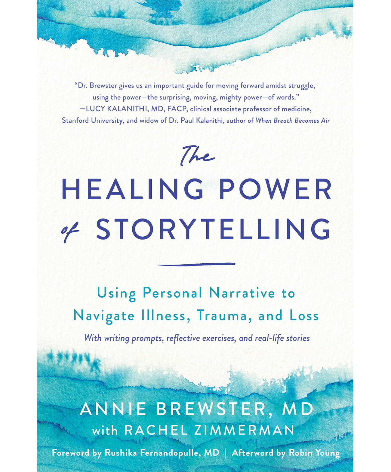 cover of The Healing Power of Storytelling, co-authored by Annie Brewster