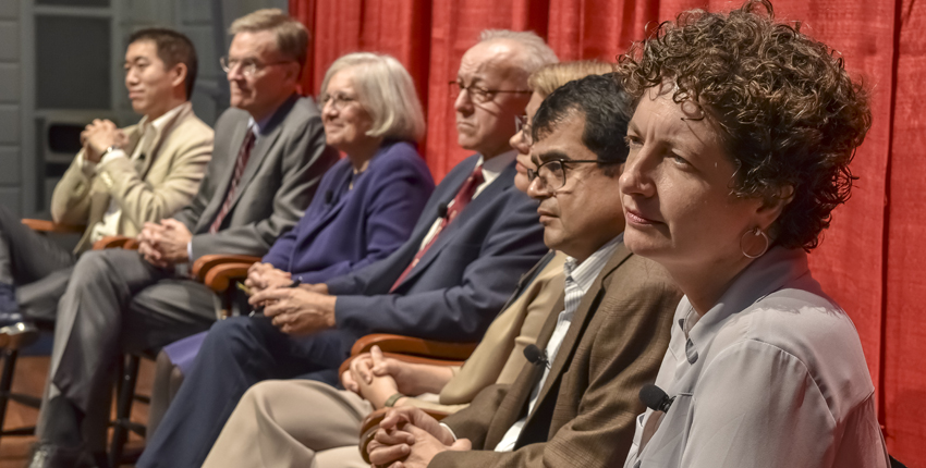 Panelists on stage