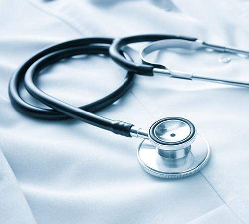 stethoscope on a white coat